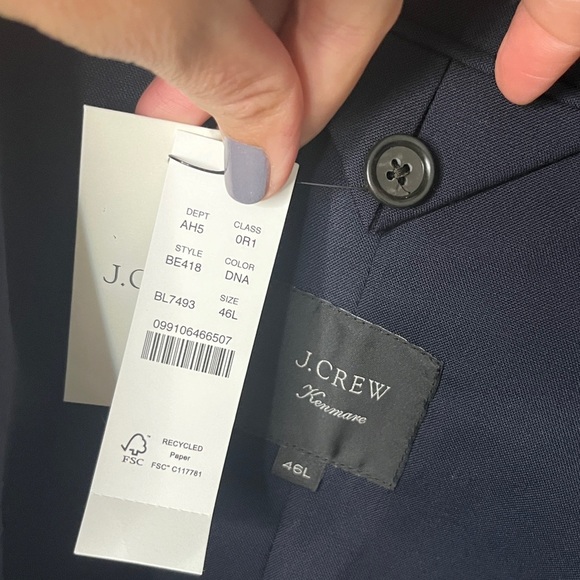 J Crew x Loro Piana NWT Kenmare Relaxed-fit Suit Jacket in Italian Wool Sz 46L - Picture 9 of 15